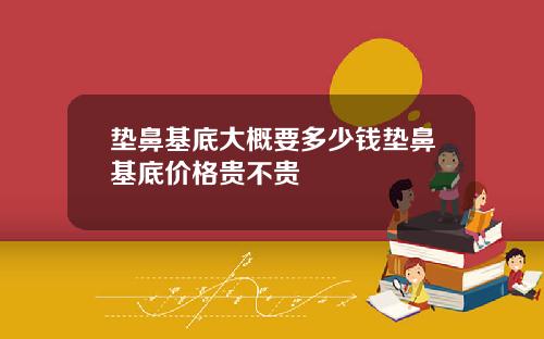 垫鼻基底大概要多少钱垫鼻基底价格贵不贵