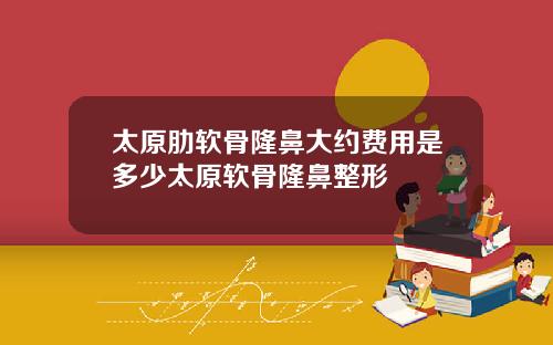 太原肋软骨隆鼻大约费用是多少太原软骨隆鼻整形 太原肋软骨隆鼻大约费用是多少太原软骨隆鼻整形