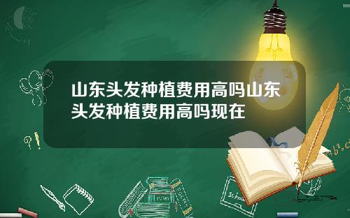 山东头发种植费用高吗山东头发种植费用高吗现在