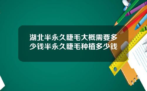 湖北半永久睫毛大概需要多少钱半永久睫毛种植多少钱