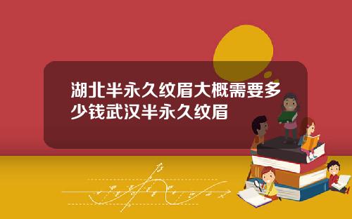 湖北半永久纹眉大概需要多少钱武汉半永久纹眉
