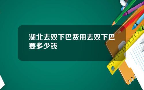 湖北去双下巴费用去双下巴要多少钱
