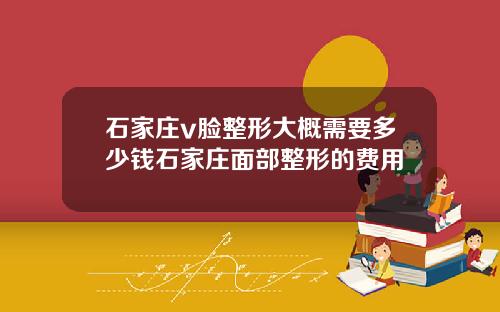 石家庄v脸整形大概需要多少钱石家庄面部整形的费用