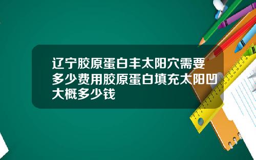 辽宁胶原蛋白丰太阳穴需要多少费用胶原蛋白填充太阳凹大概多少钱