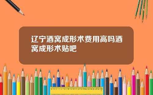辽宁酒窝成形术费用高吗酒窝成形术贴吧