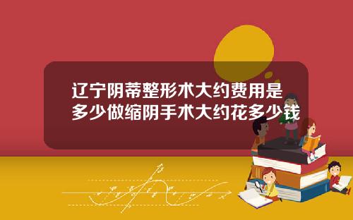 辽宁阴蒂整形术大约费用是多少做缩阴手术大约花多少钱